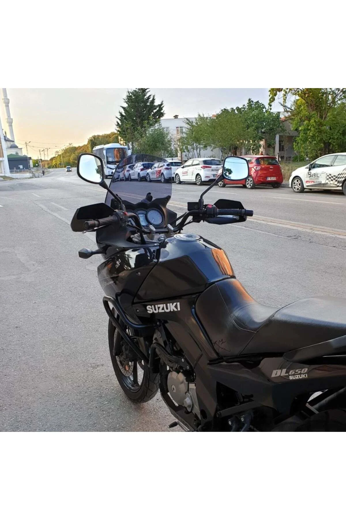 Suzuki V-strom DL 1000 Ön Cam 2004-2010 Model 45cm Füme Renkli 4mm