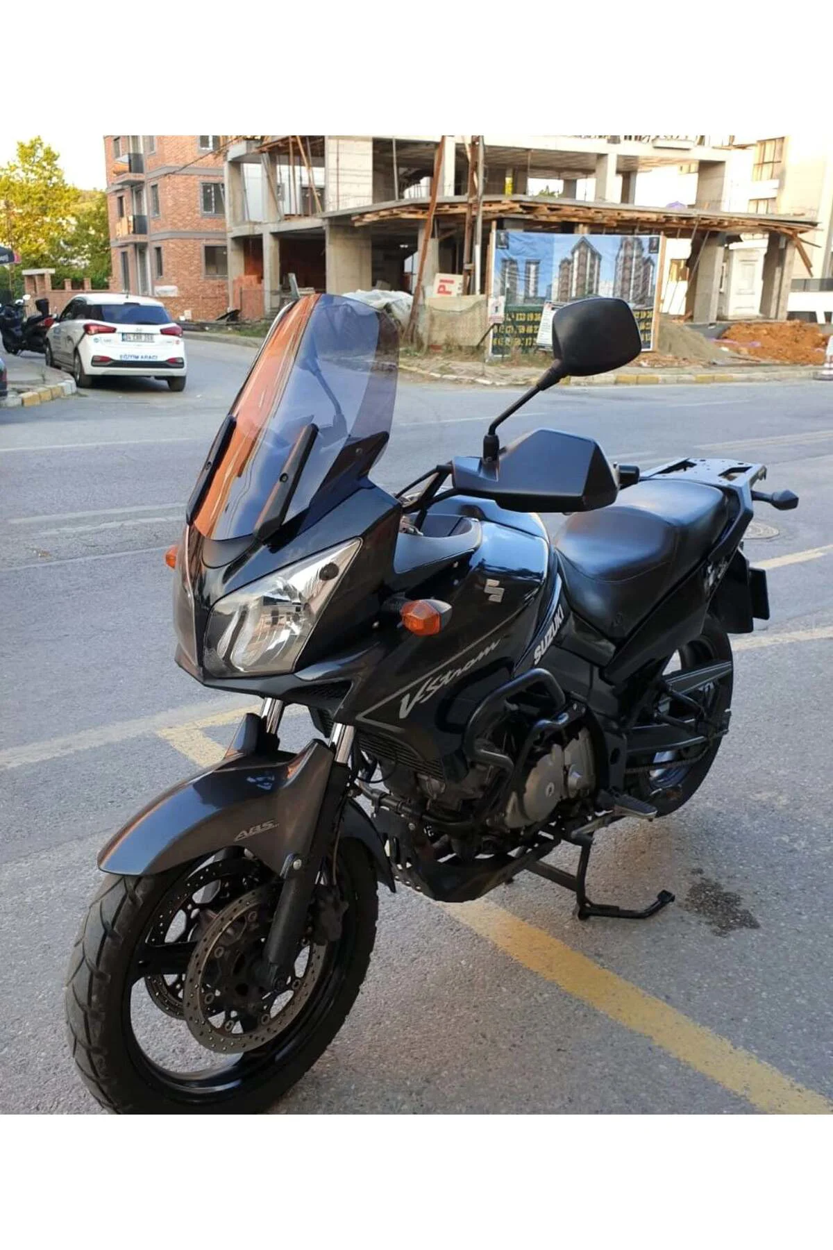 Suzuki V-strom DL 1000 Ön Cam 2004-2010 Model 45cm Füme Renkli 4mm