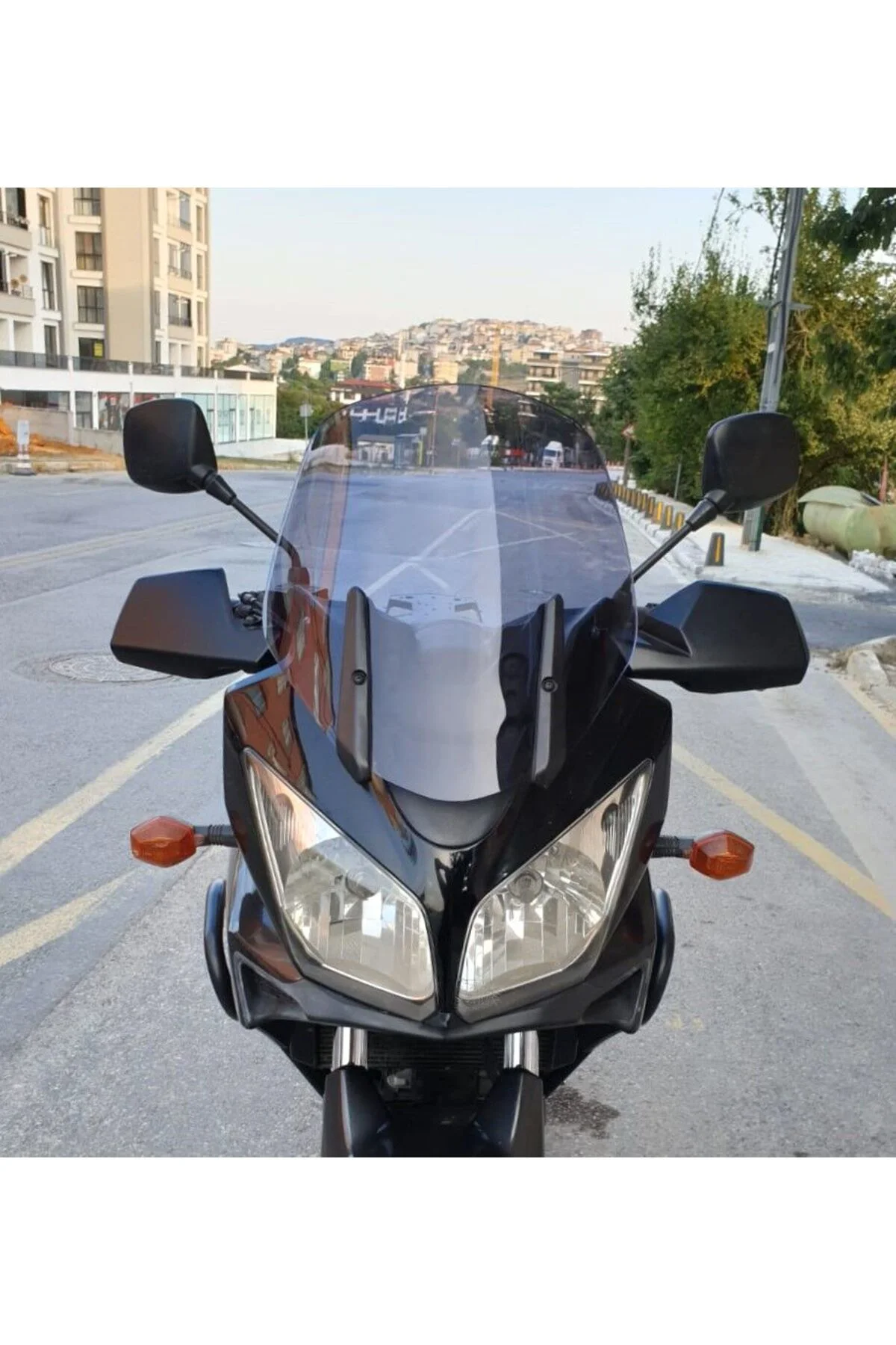 Suzuki V-strom DL 1000 Ön Cam 2004-2010 Model 45cm Füme Renkli 4mm