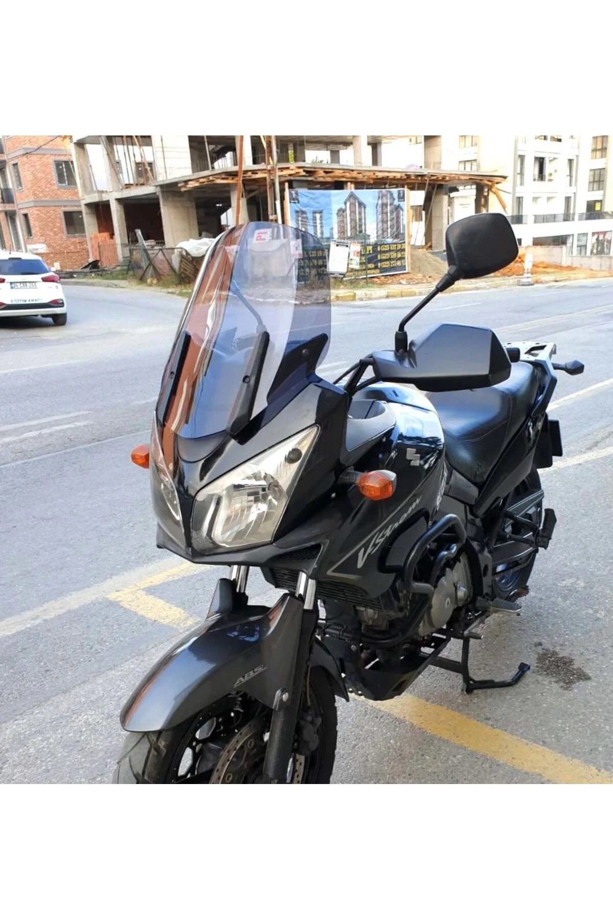 Suzuki V-strom DL 1000 Ön Cam 2004-2010 Model 45cm Füme Renkli 4mm