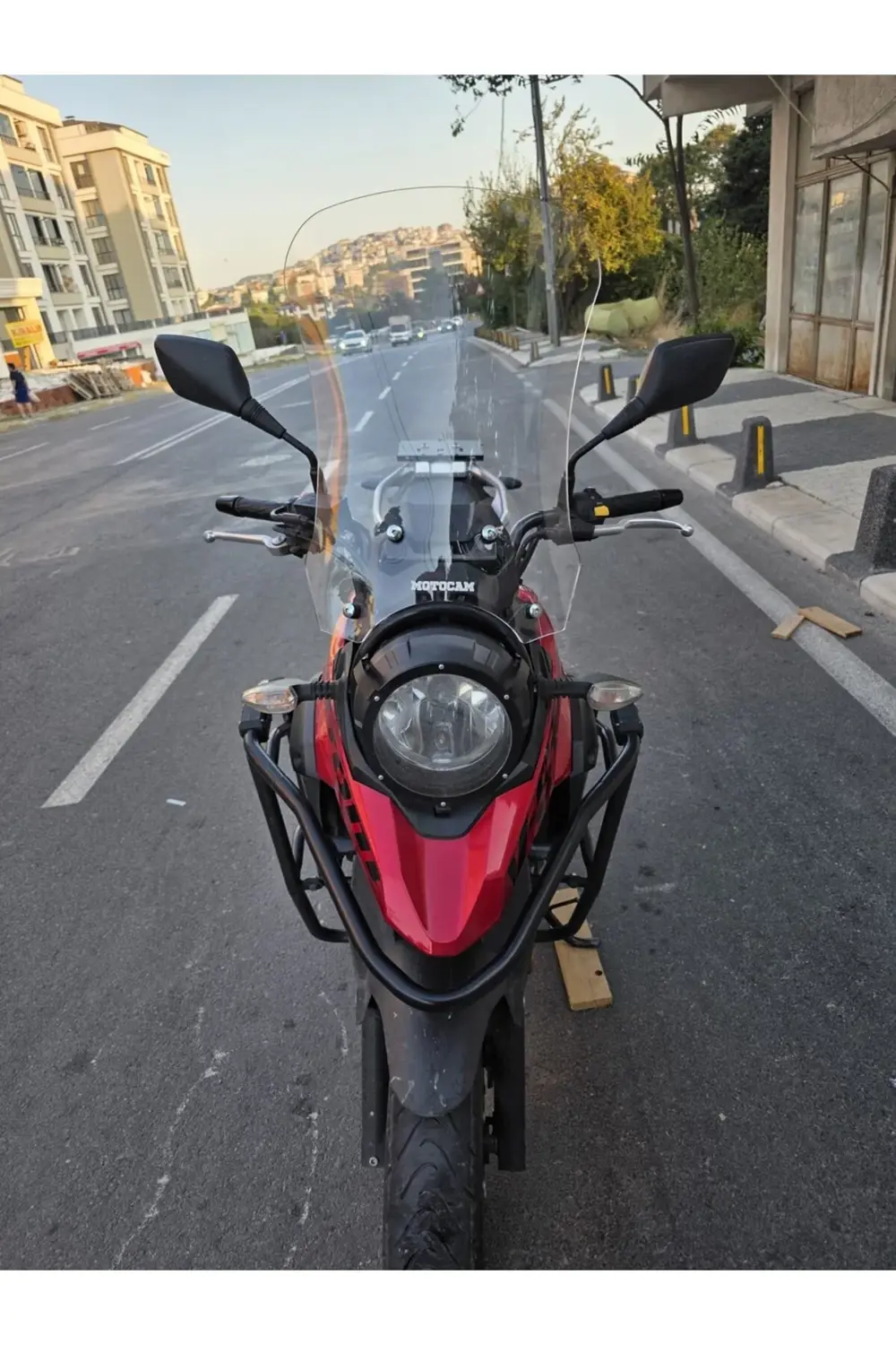 Suzuki V-Strom DL 250 Ön Cam 2017-2020 Model 51cm Şeffaf Renkli 4