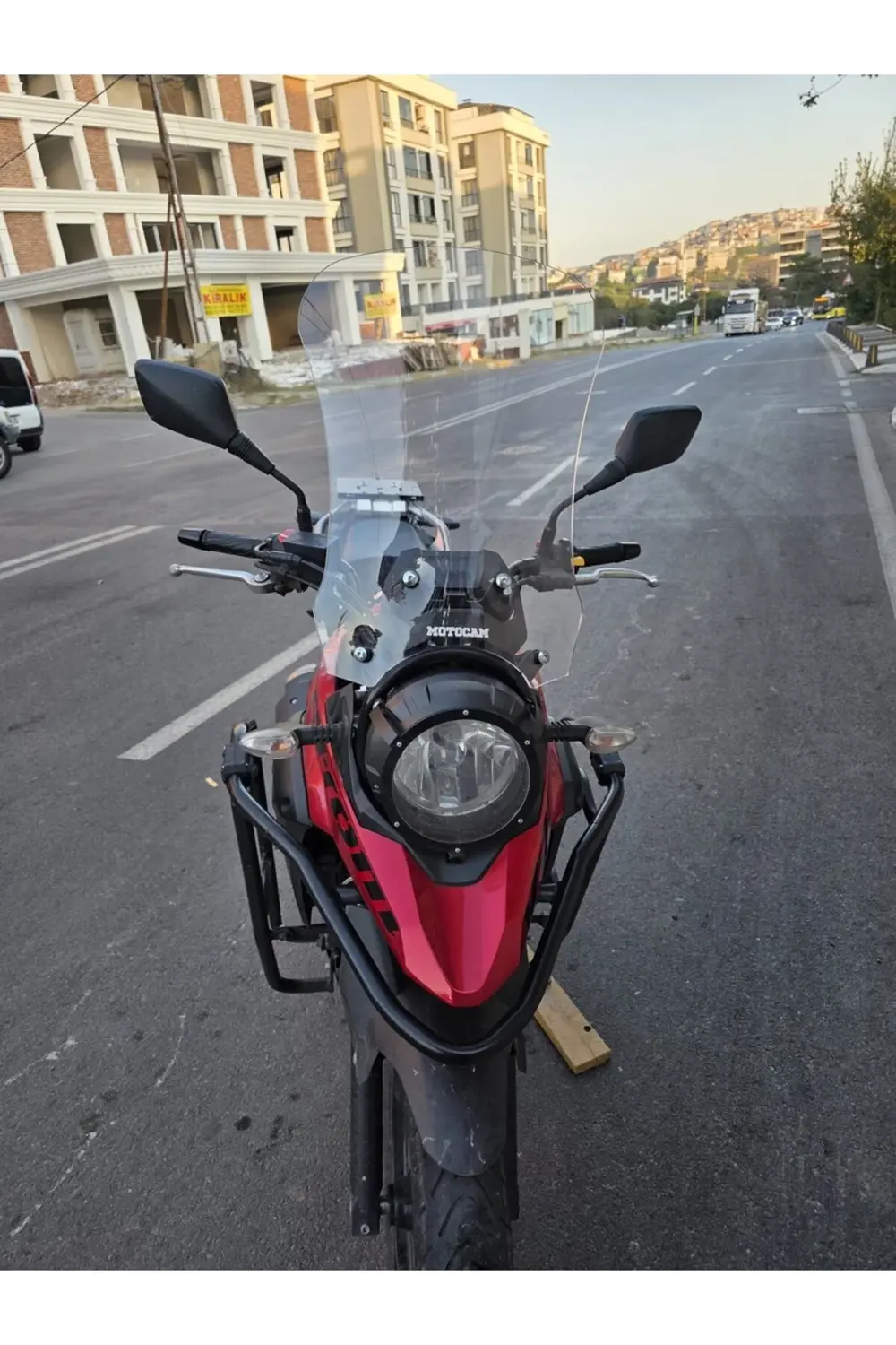 Suzuki V-Strom DL 250 Ön Cam 2017-2020 Model 51cm Şeffaf Renkli 4