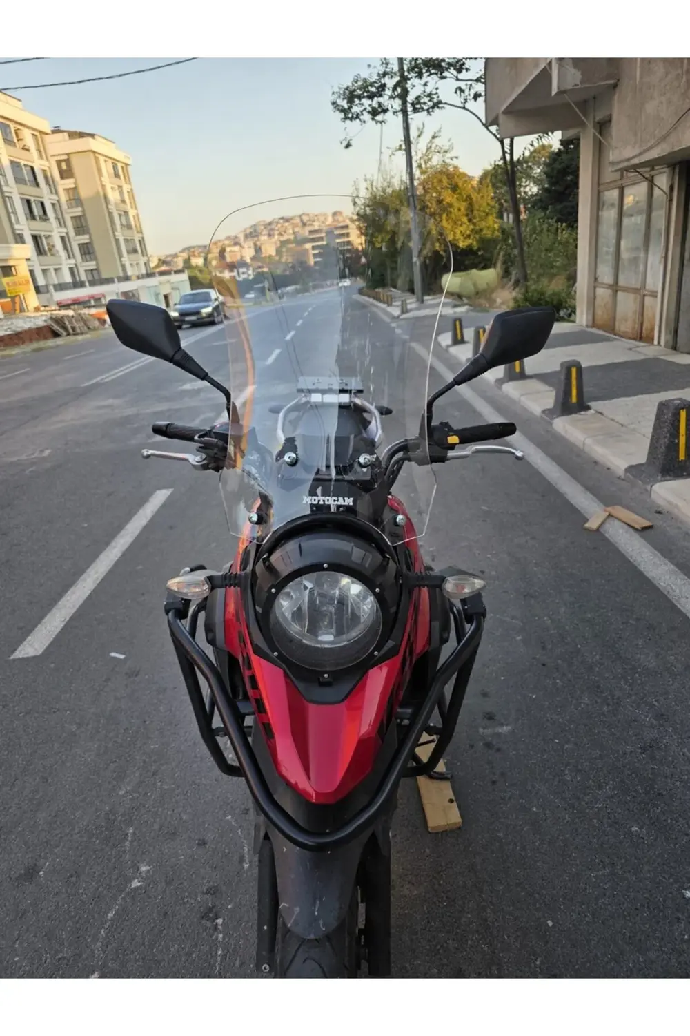 Suzuki V-Strom DL 250 Ön Cam 2017-2020 Model 51cm Şeffaf Renkli 4