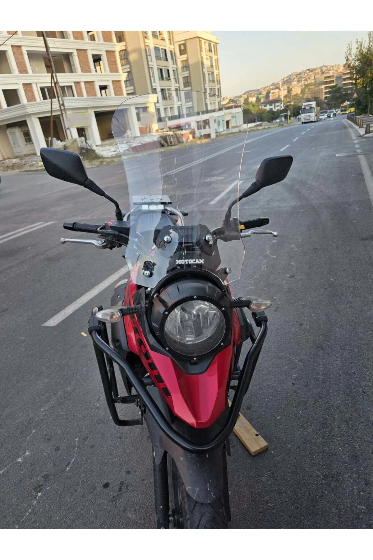 Suzuki V-Strom DL 250 Ön Cam 2017-2020 Model 51cm Şeffaf Renkli 4