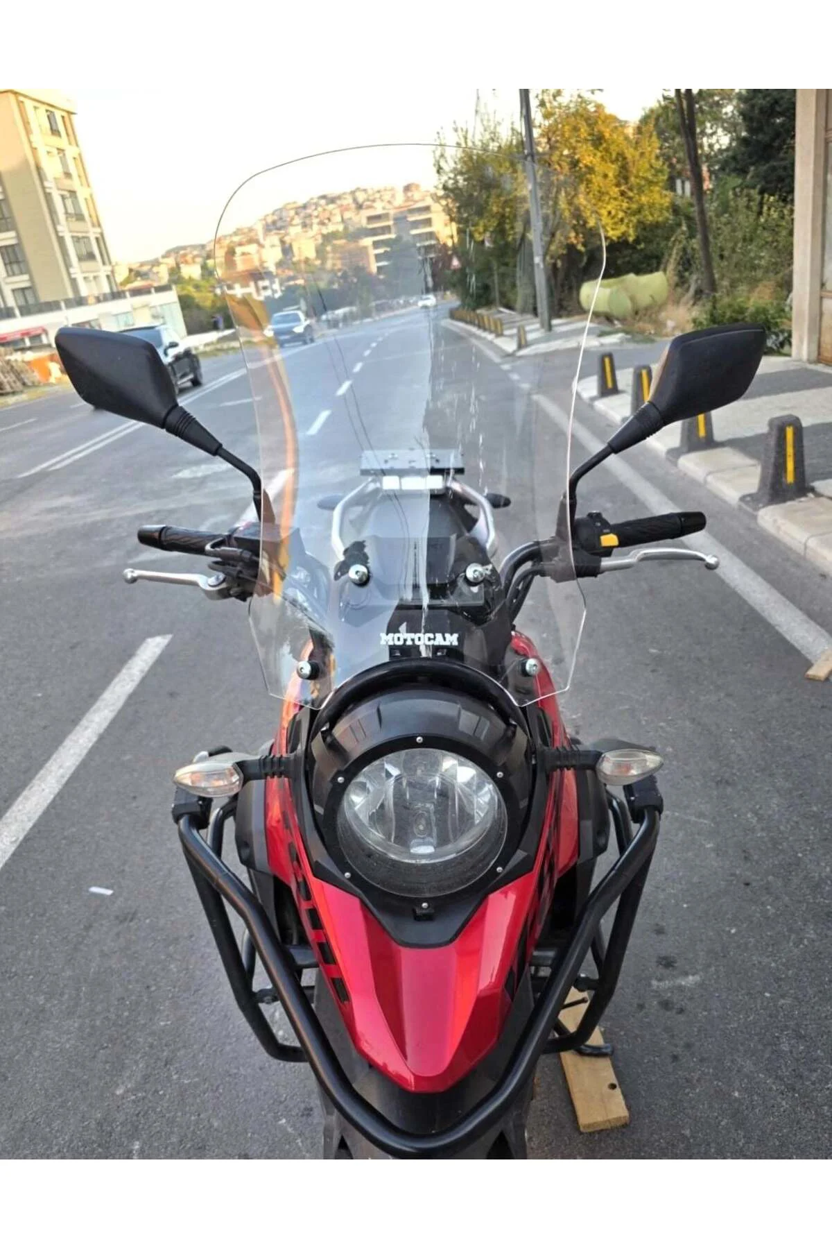 Suzuki V-Strom DL 250 Ön Cam 2017-2020 Model 51cm Şeffaf Renkli 4