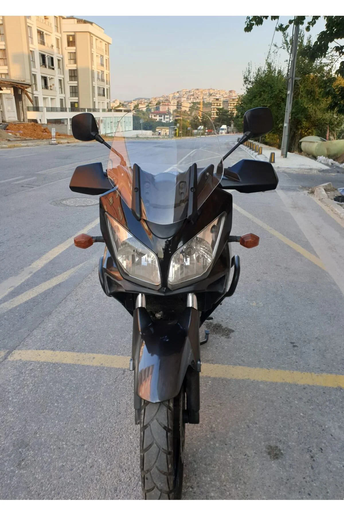 Suzuki V-Strom DL 650 Ön Cam 2004-2010 Model 45cm Şeffaf Renkli 4