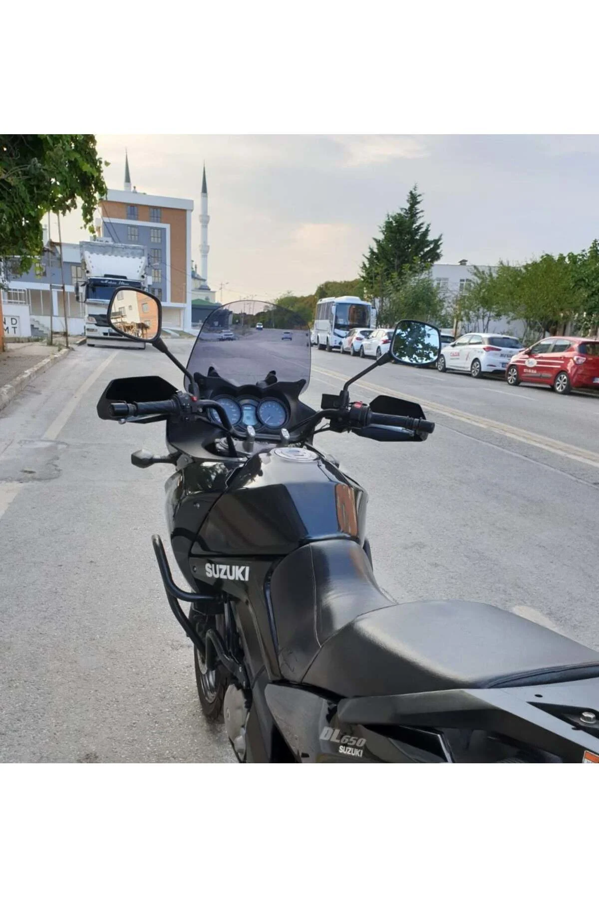 Suzuki V-Strom DL 650 Ön Cam 2004-2010 Model 45cm Füme Renkli 4mm
