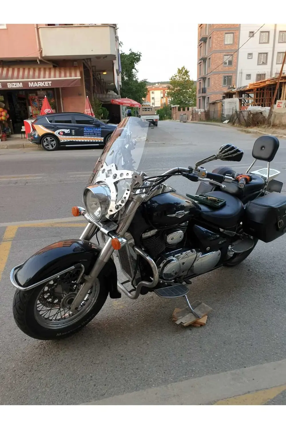 Suzuki V-VL-C Ön Cam 2001-2013 Model 61cm Şeffaf Renkli 4mm APARA