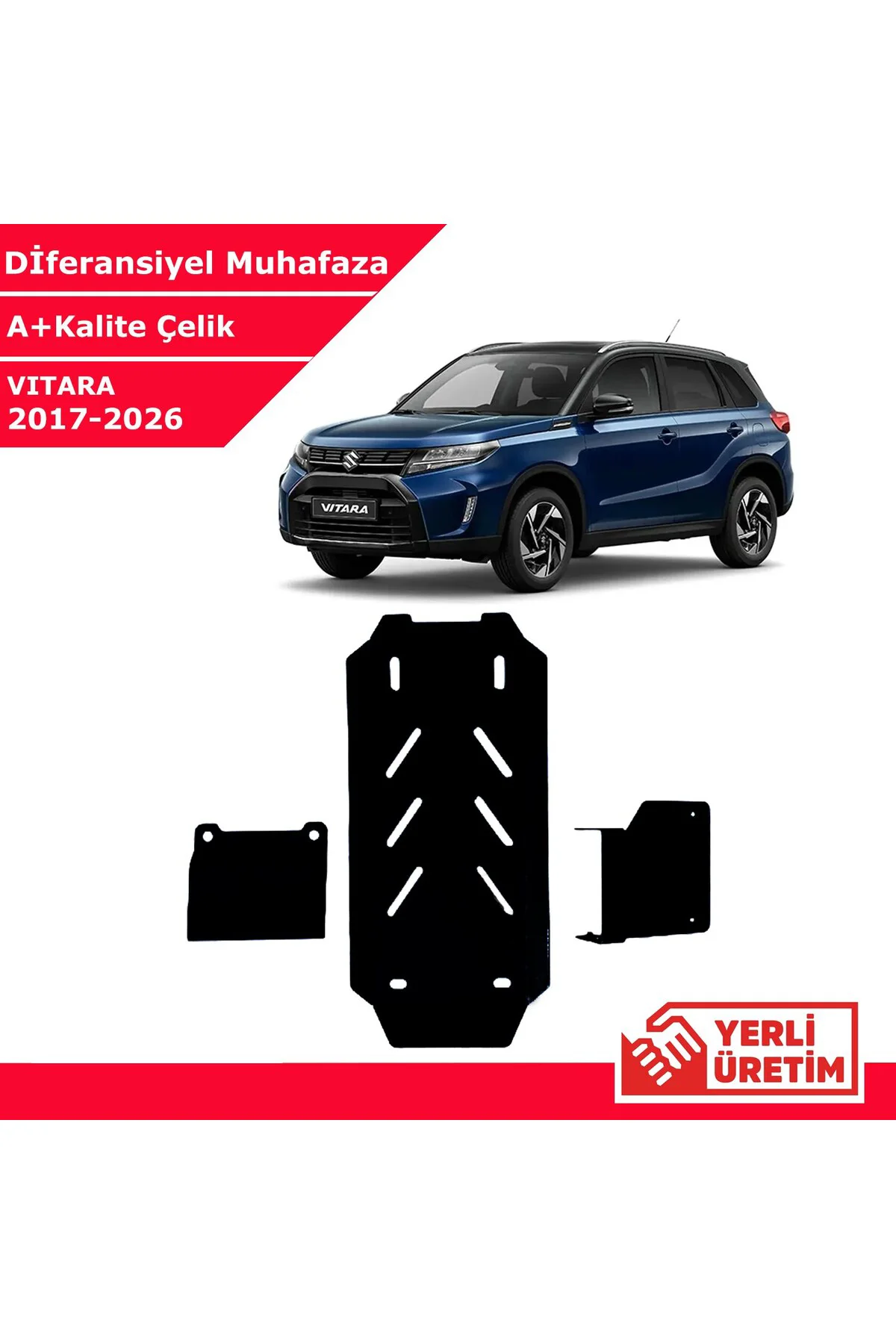 Suzuki Vitara 2017-2026 Çelik Diferansiyel Muhafaza Çelik Koruma Suzuki Vitara 2017-2026 Çelik Diferansiyel Muhafaza Çelik Koruma