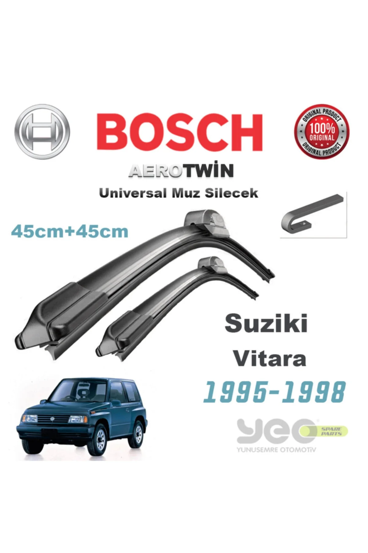 Suzuki Vitara Aerotwin Muz Silecek Takımı 1995-1998 Suzuki Vitara Aerotwin Muz Silecek Takımı 1995-1998