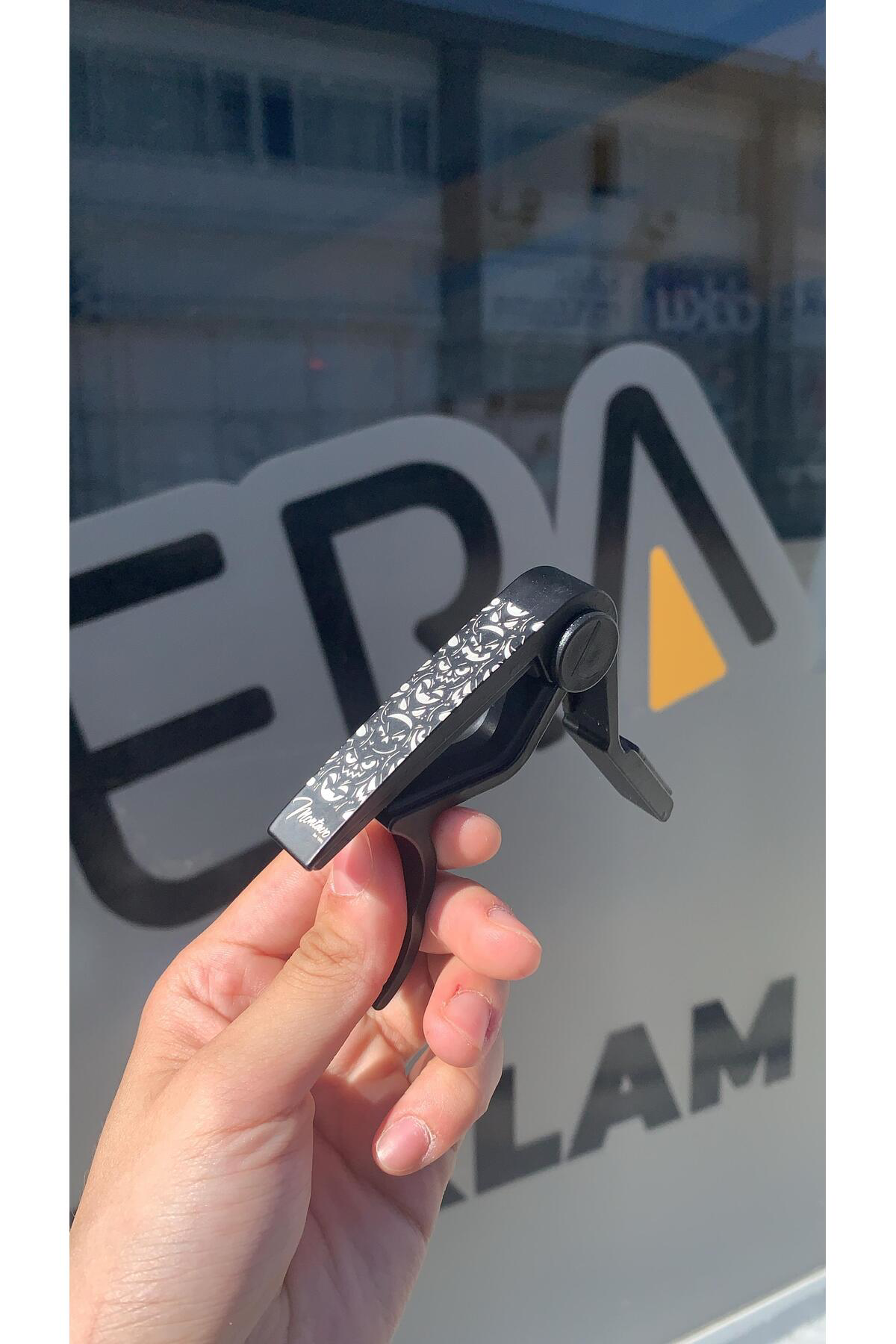 Sv-75bk Siyah Desenli Gitar Ve Bağlama Kaposu