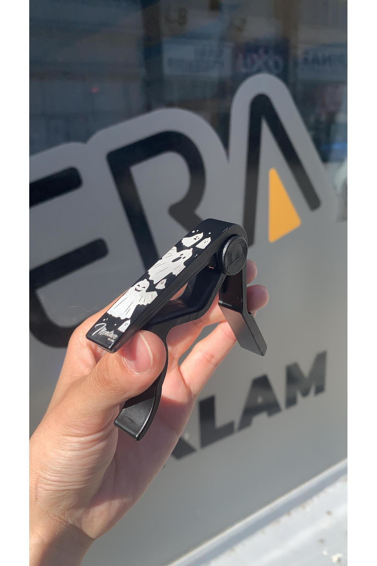 Sv-75bk Siyah Hayalet Desenli Gitar Ve Bağlama Kaposu