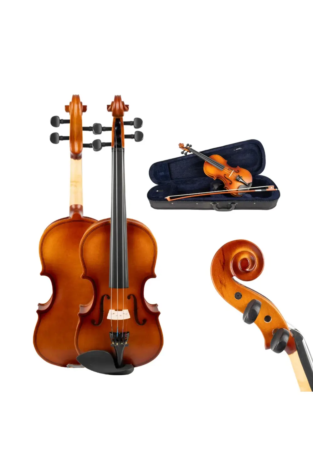 Salvador Sv044 Tam Boy 4/4 Öğrenci Kemanı Full Set Salvador Sv044 Tam Boy 4/4 Öğrenci Kemanı Full Set