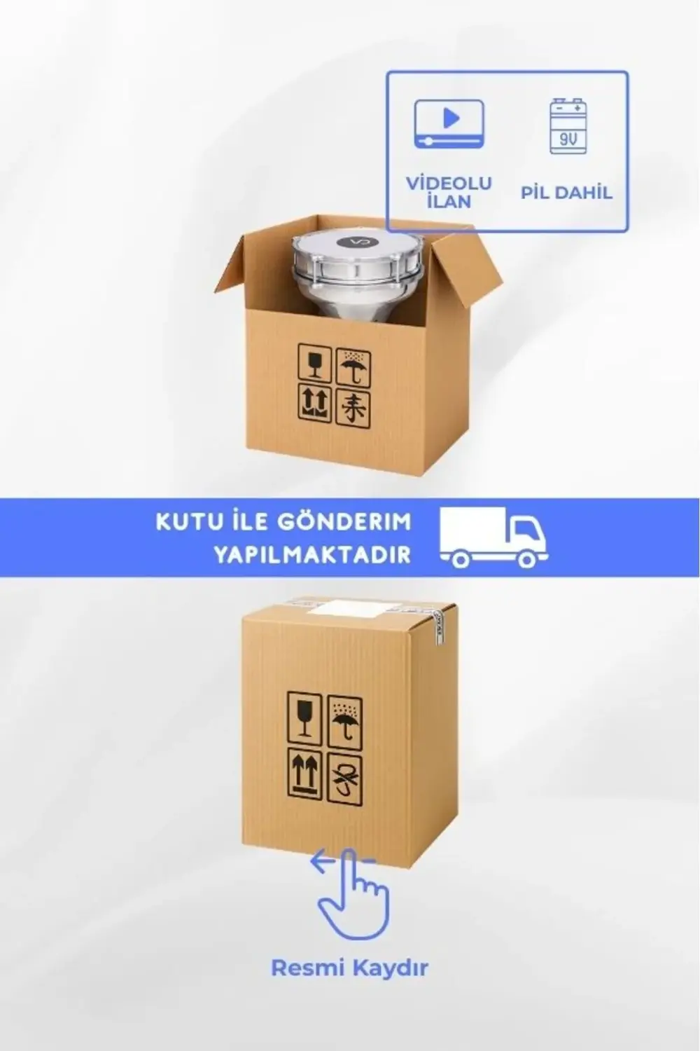 SV102AL - Mavi LED Işıklı (Ritme Duyarlı) 31cm Çocuklar İçin Alüm