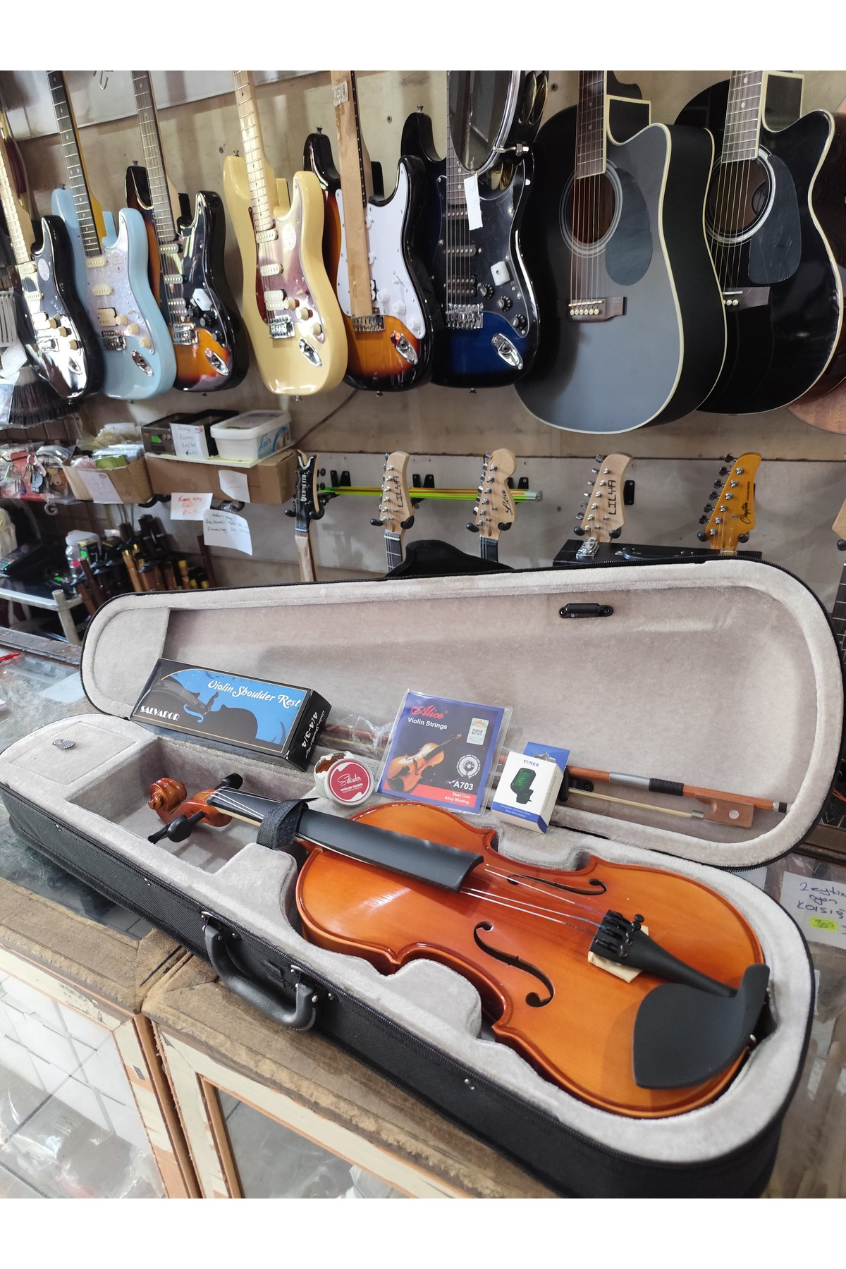 Salvador Sv140 Tam Boy 4/4 Keman Full Set