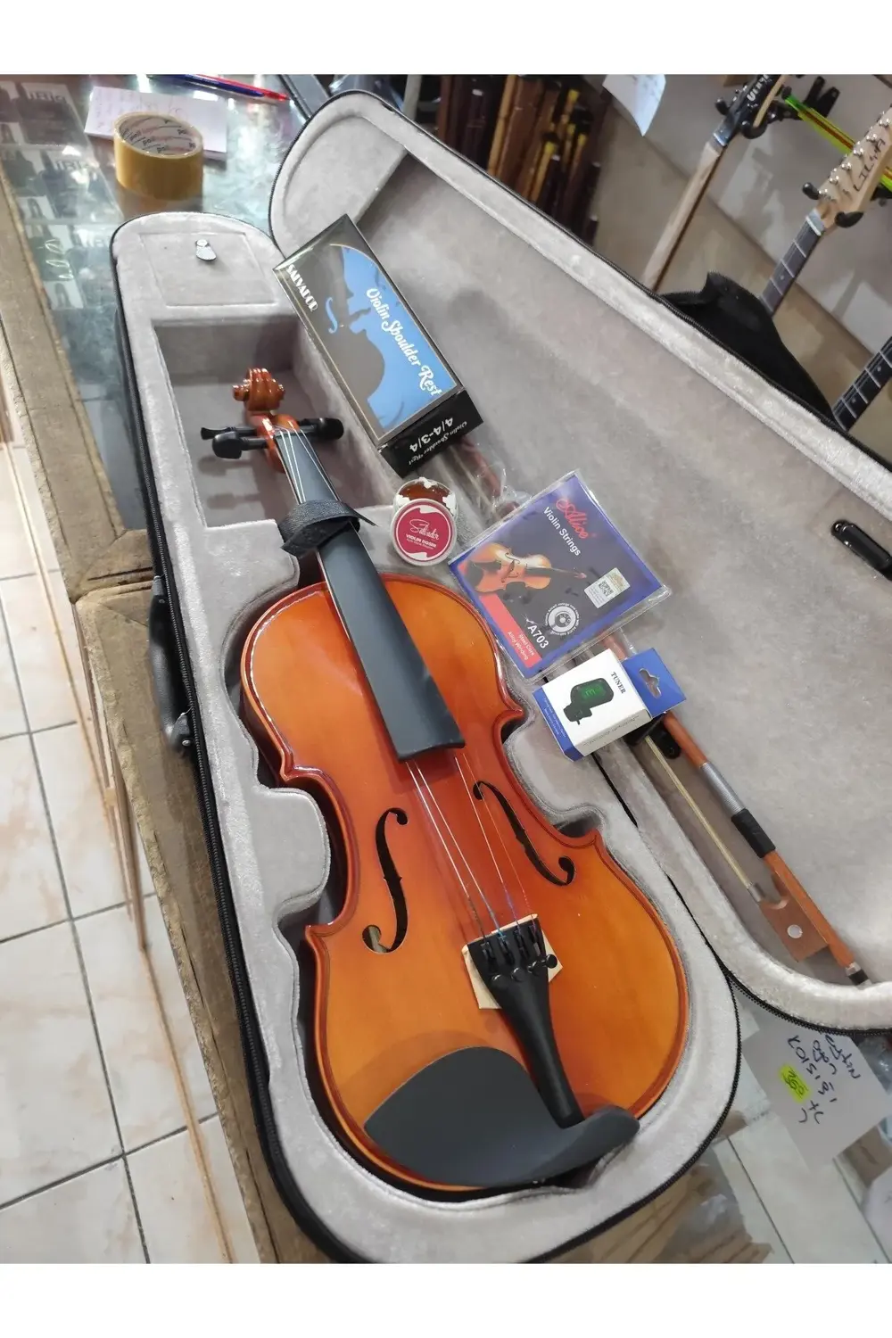 Salvador Sv140 Tam Boy 4/4 Keman Full Set Salvador Sv140 Tam Boy 4/4 Keman Full Set