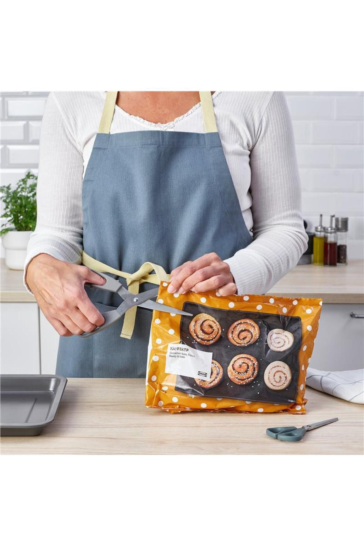 İkea Svardfısk Mutfak Makası Gri-Turkuaz 60563431