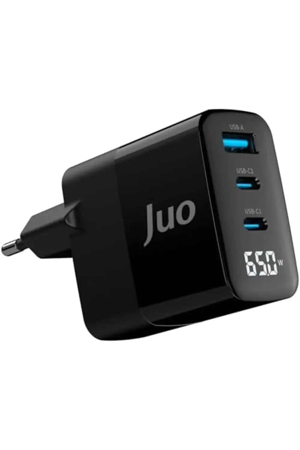 svngsphereshop 65W GaN Led Ekranlı Hızlı Şarj Cihazı 2 Type-C + U