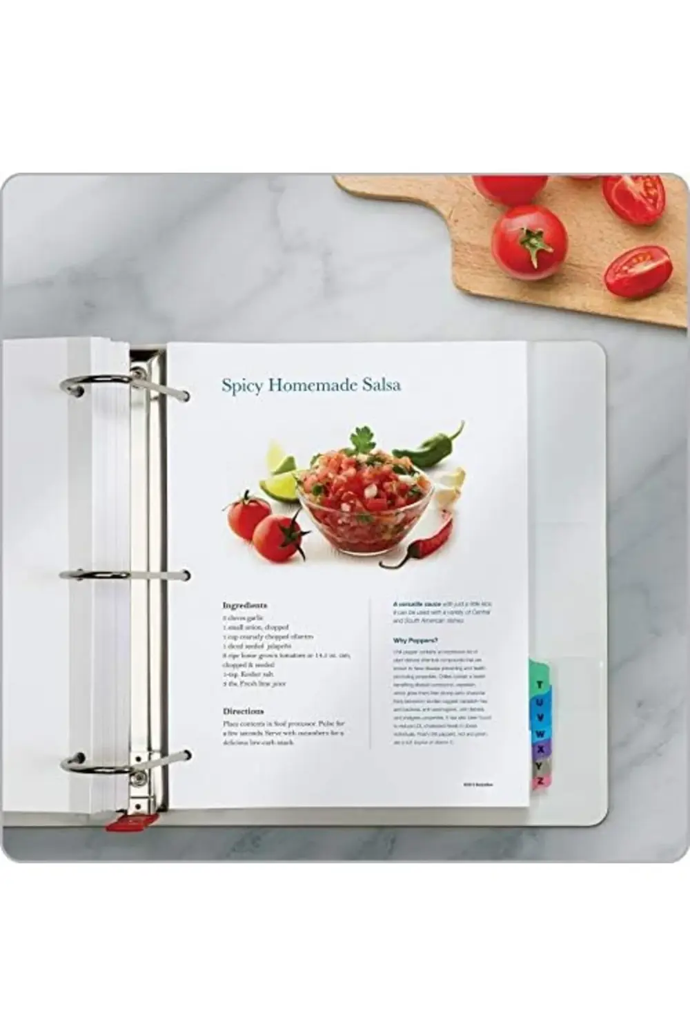 svngsphereshop A-Z Sekme Ayırıcılar, 3 Halkalı Klasör için, Özell