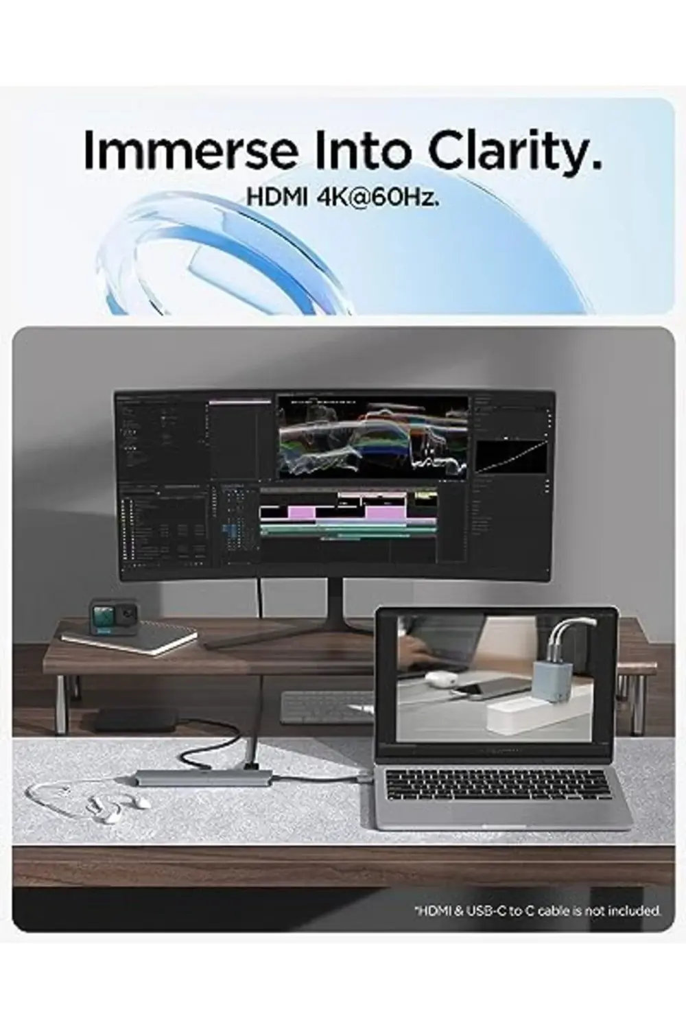 svngsphereshop ArcDock 85W Güç Adaptörü 9in1 USB-C Multi Hub / Ço