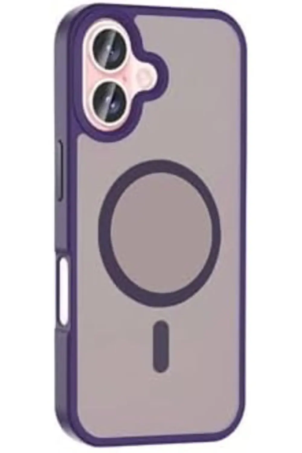 svngsphereshop iPhone 16 ile uyumlu Zore Sio Mat Siyah Kılıf – Ma