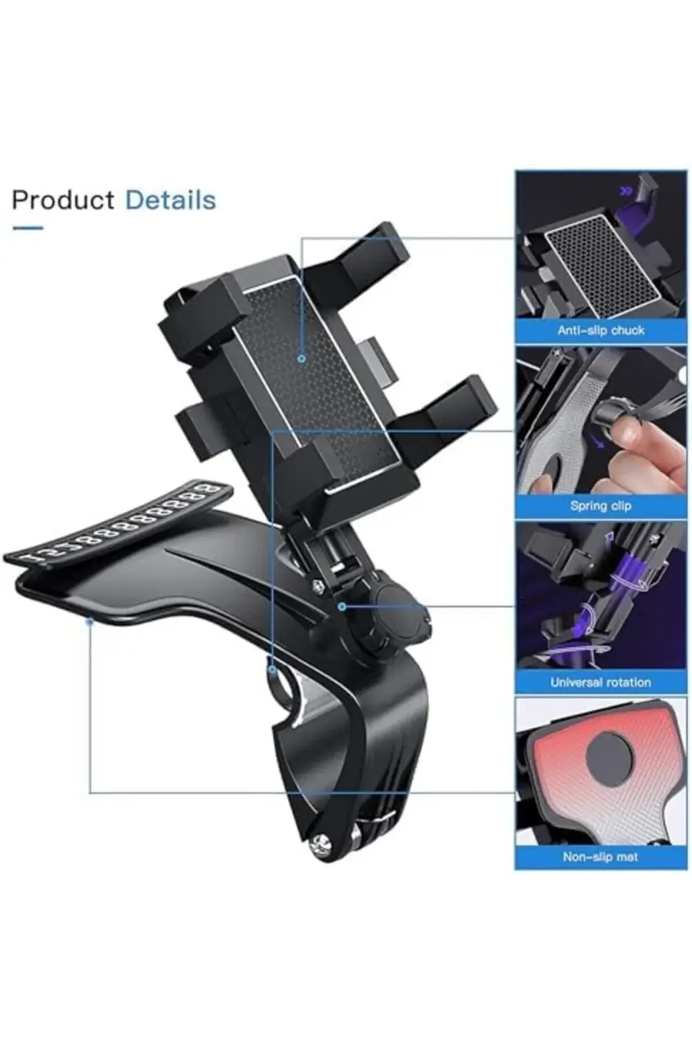 svngsphereshop Tutucu Torpido Üstü Numaratörlü 360 Derece svngsph