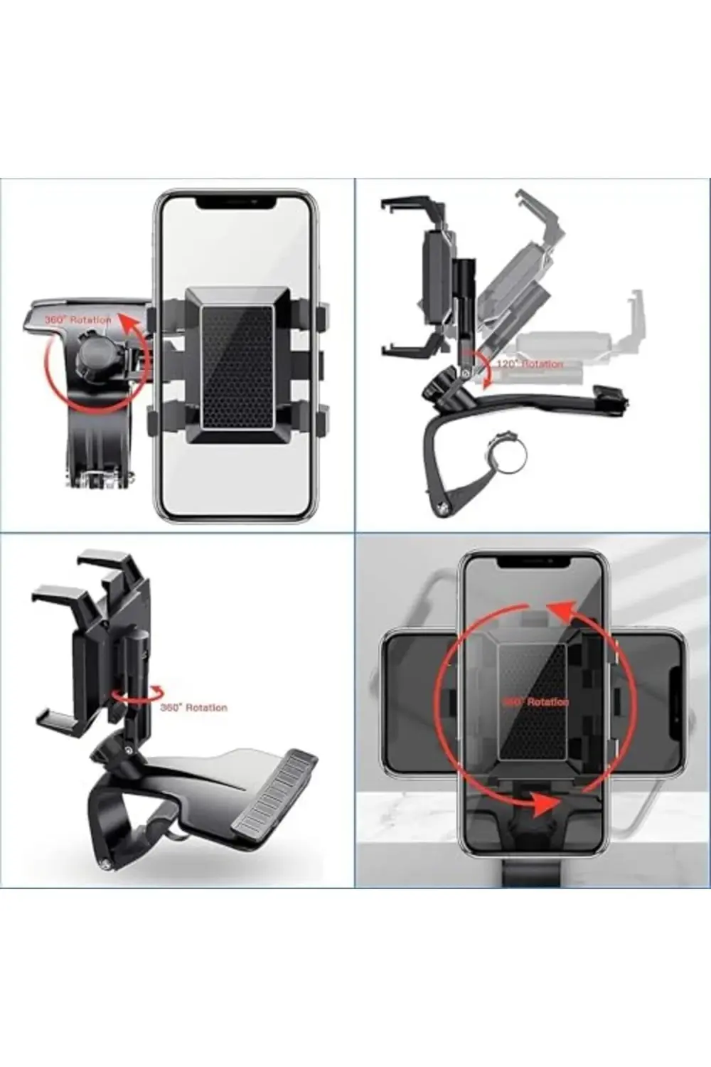 svngsphereshop Tutucu Torpido Üstü Numaratörlü 360 Derece svngsph