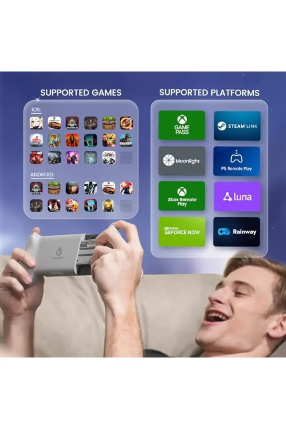 svngsphereshop ve iPhone 15 Serisi için GameSir G8 Galileo Mobil