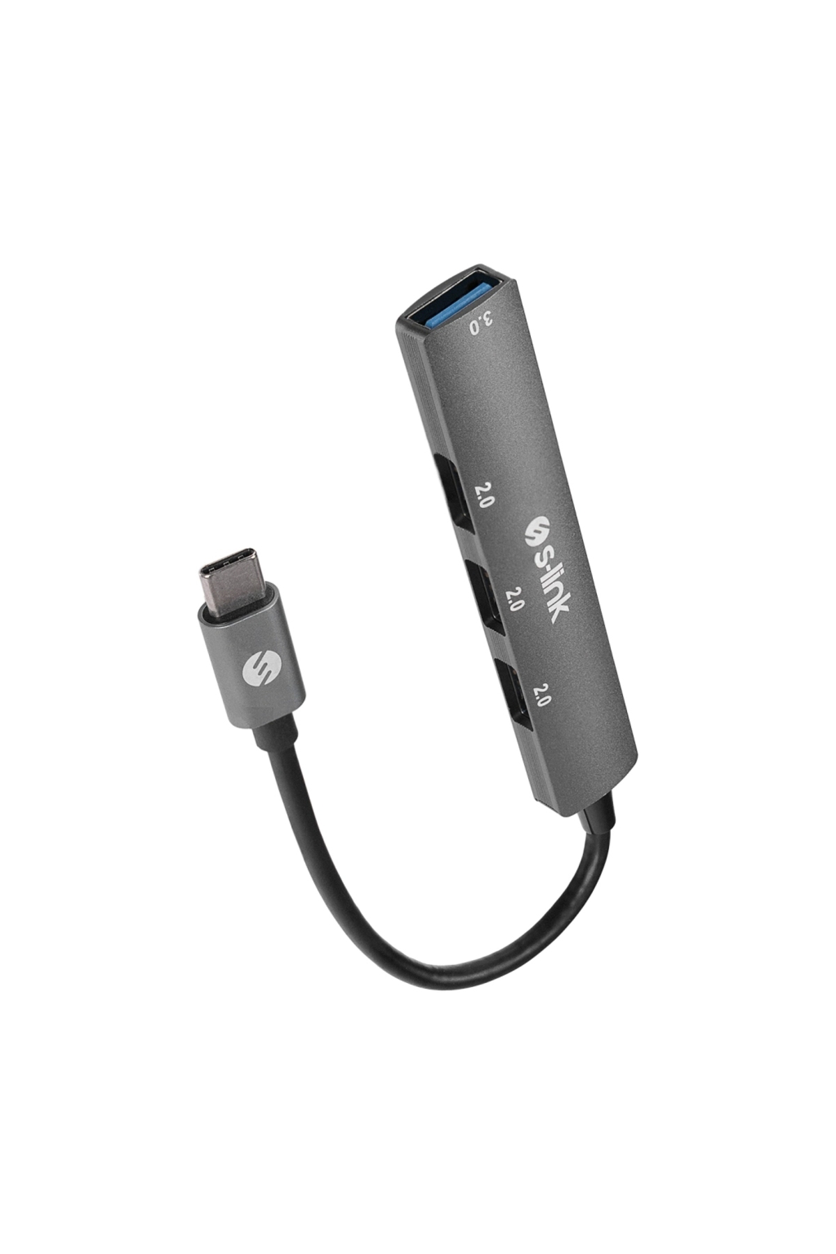 Sw-u324, Type-c To 3xusb 2.0, 1xusb 3.0, Metal, Usb Hub