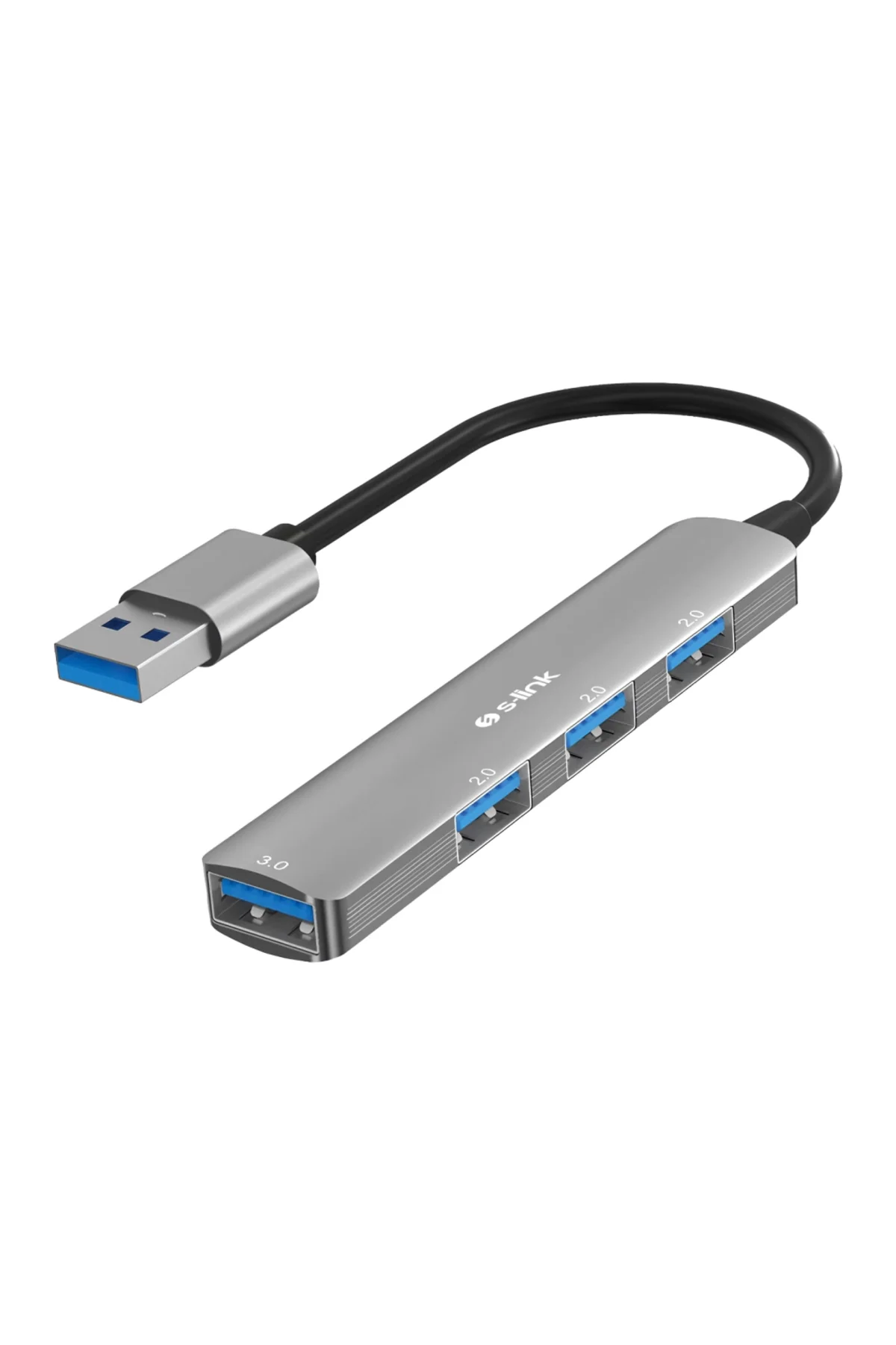 Sw-u333, Usb3.0 To 3xusb 2.0, 1xusb 3.0, Metal, Usb Hub