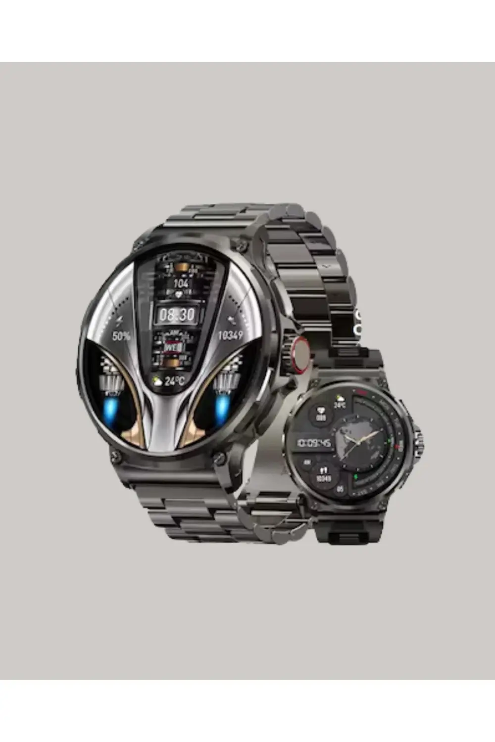 SW80 Akıllı Saat 1.93″ Ultra HD Ekran 700 mAh Batarya 3 Kordon