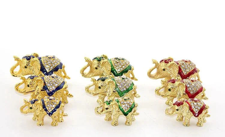 Swarovski 3'lü Fil Figür Seti - Şık Ev Dekorasyonu & Hediye Fiyatı, Yorumları ve Özellikleri