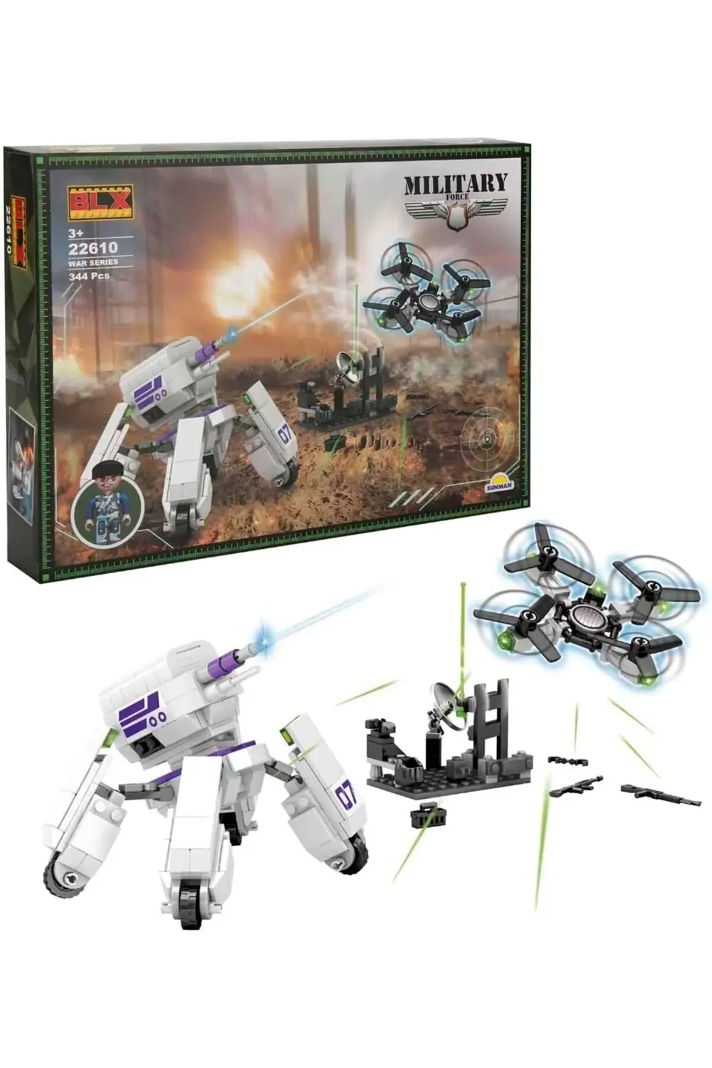 Swat Set 1 Figürlü 344 Parça 1178227