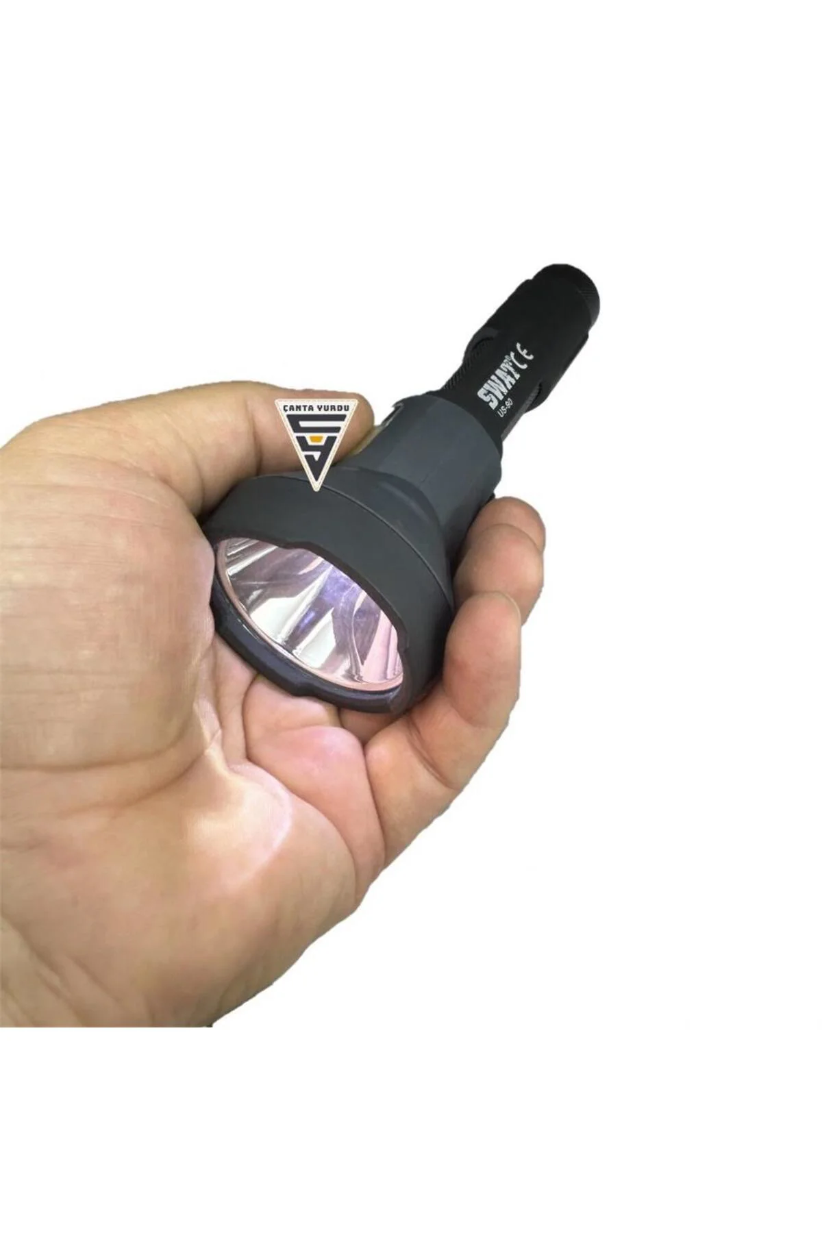 Swat Usb Şarjlı Projektör El Feneri Işıldak