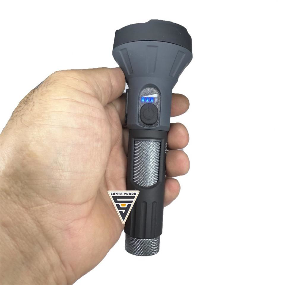 Çanta Yurdu Swat Usb Şarjlı Projektör El Feneri İşıldak