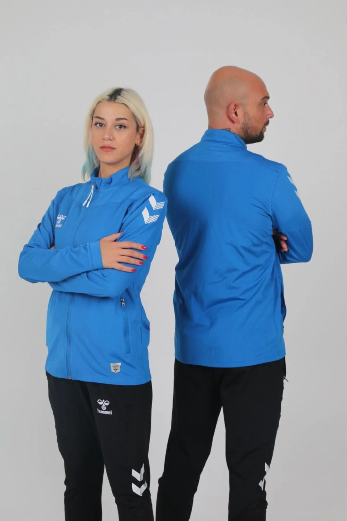 , Sweat KAMP EŞOFMAN ÜSTÜ Oregon Tam Fermuar-Mavi - 3XL