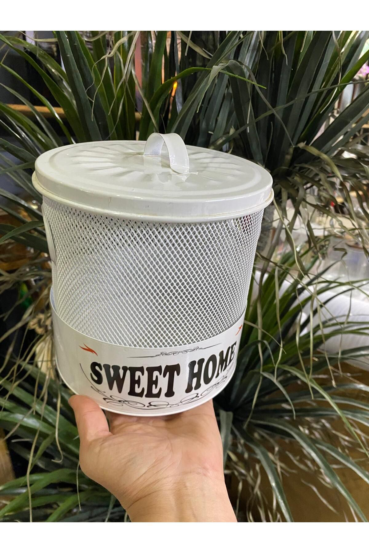 Elif Aksesuar Sweet Home Fileli Erzak Saklama Kabı 20X18 Cm