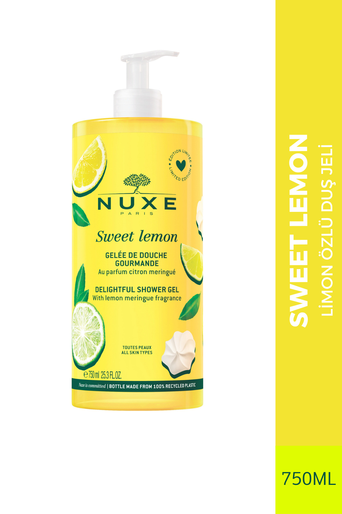 Nuxe Sweet Lemon Limon Özlü Duş Jeli 750 Ml