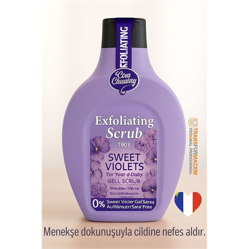 Sweet Violets Vücut Peelingi 500 ml - Peeling Jel – 1903 Serisi, Sweet Violets Vücut Peelingi 500 ml - Peeling Jel – 1903 Serisi,