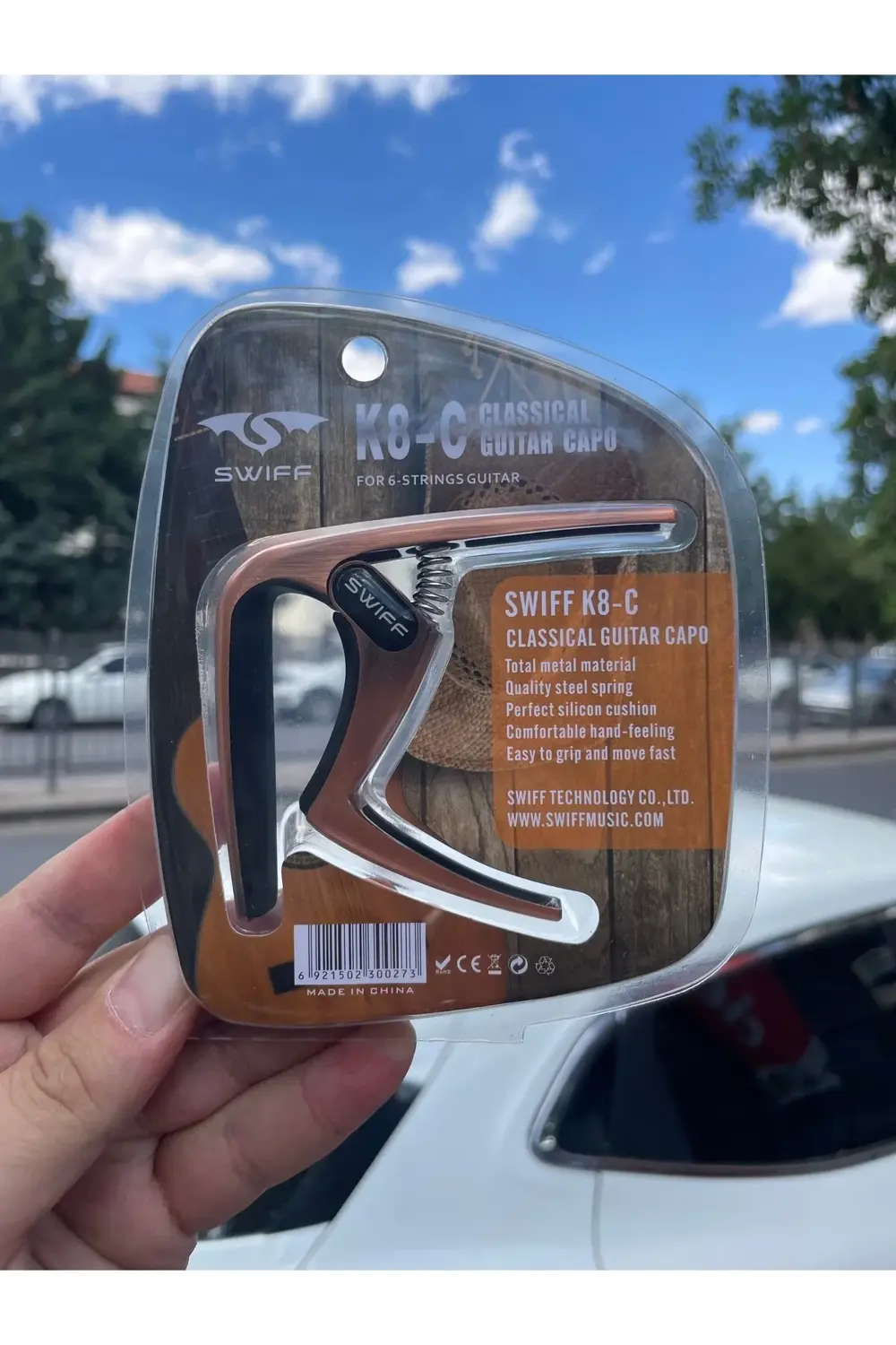 Swiff K8-C Gitar Ve Bağlama Kaposu - 1. Sınıf Bronz Model