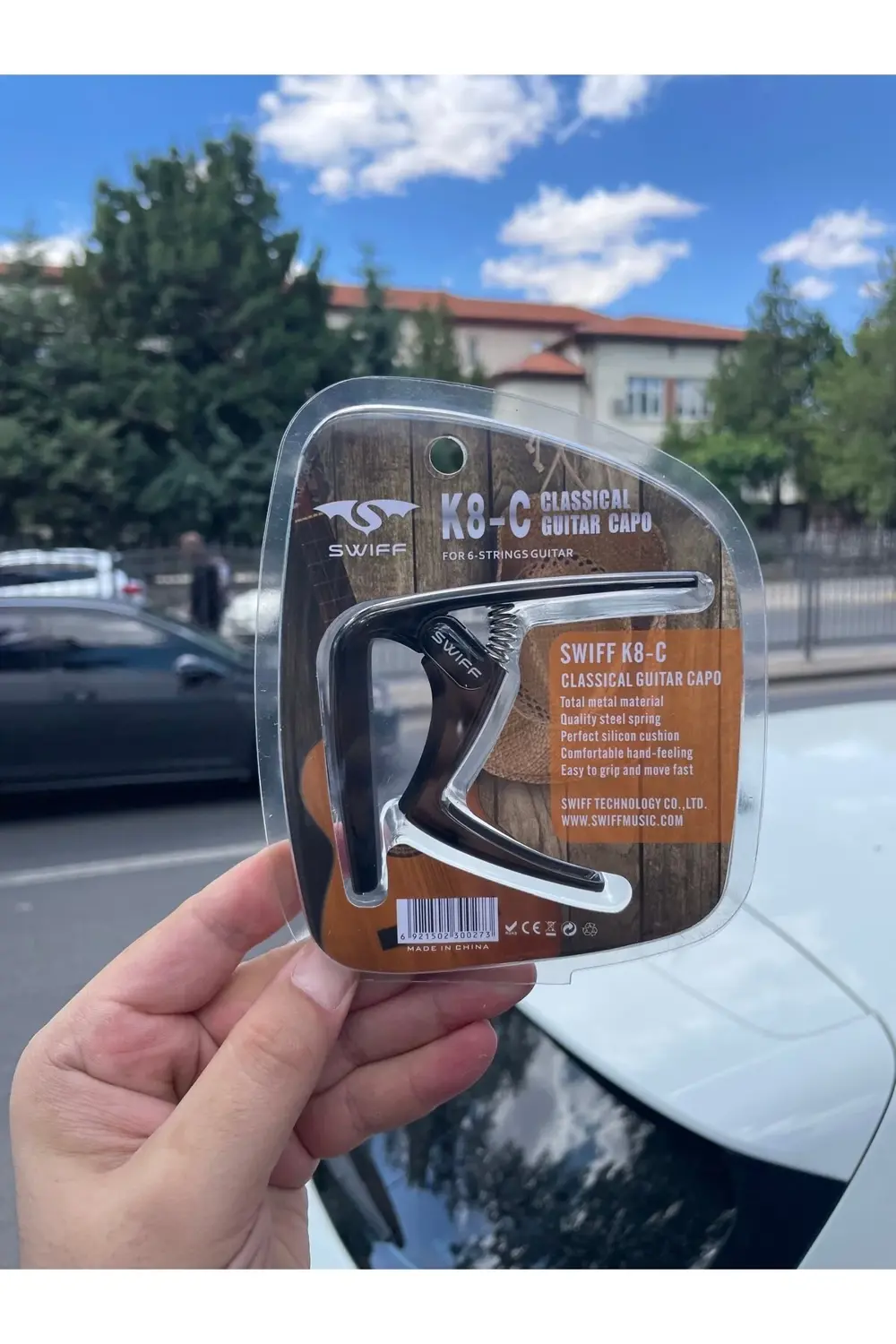 Swiff K8-C Gitar Ve Bağlama Kaposu - 1. Sınıf Siyah Model