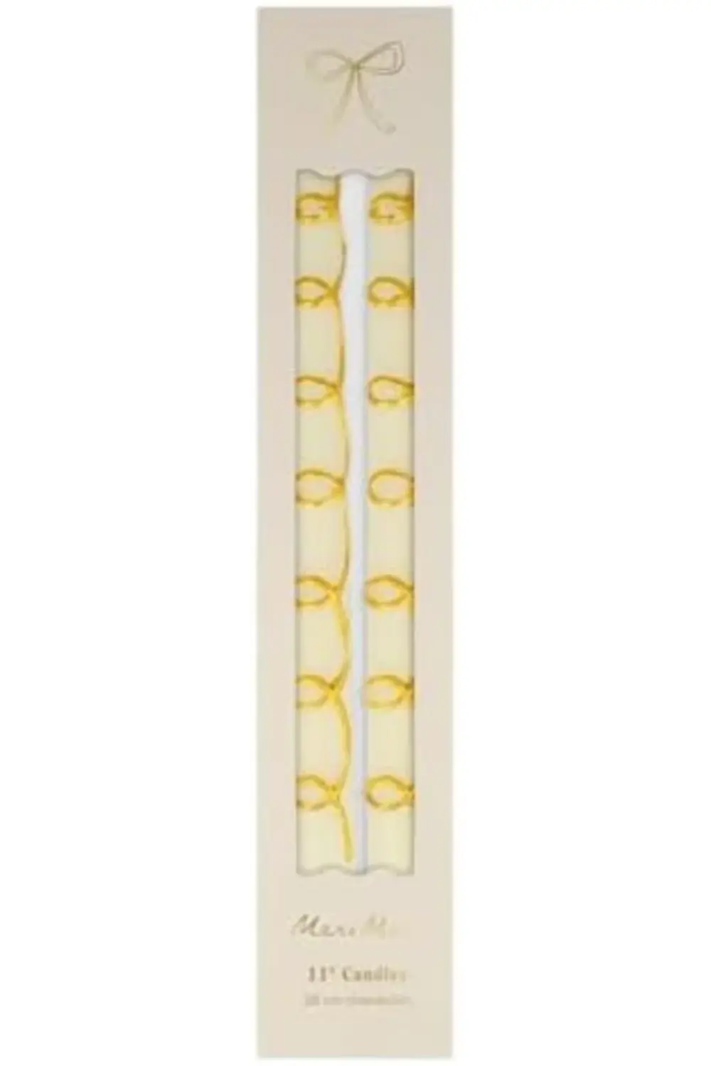 - Swirl Taper Candles - Altın Kıvrımlı Mumlar (2'li) 395519