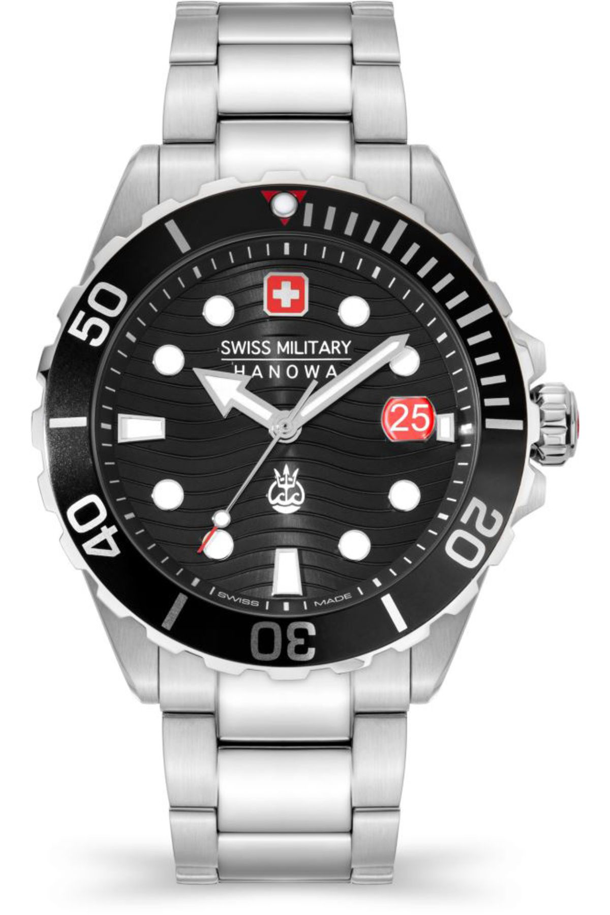 Swiss Military Çelik Kasa & Kordon Kararma Renk Atma Yapmaz Erkek Swiss Military Çelik Kasa & Kordon Kararma Renk Atma Yapmaz Erkek
