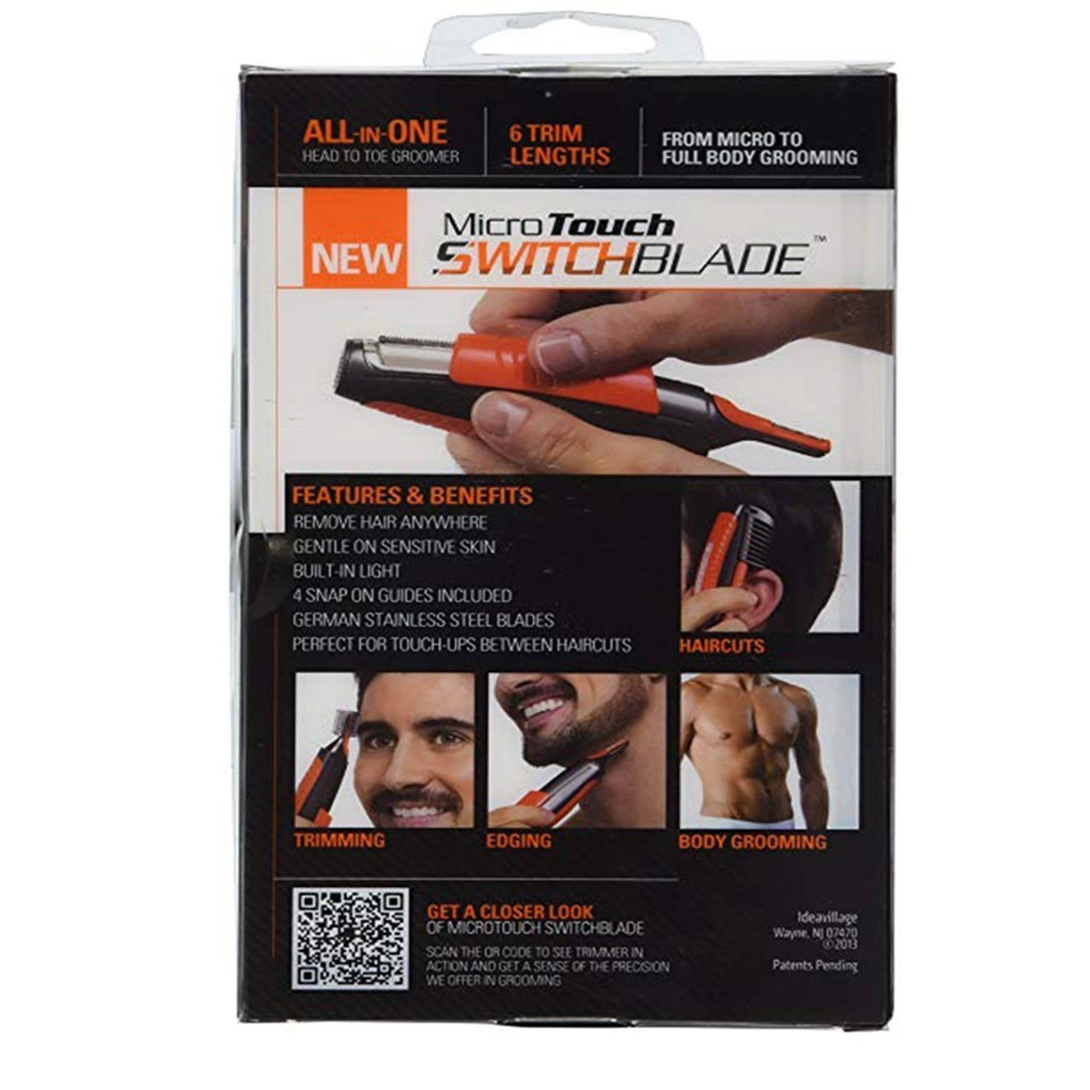 Just Cheap Store Switch Blade 6 Parça Pilli Erkek Bakim Seti Tiraş Makinesi