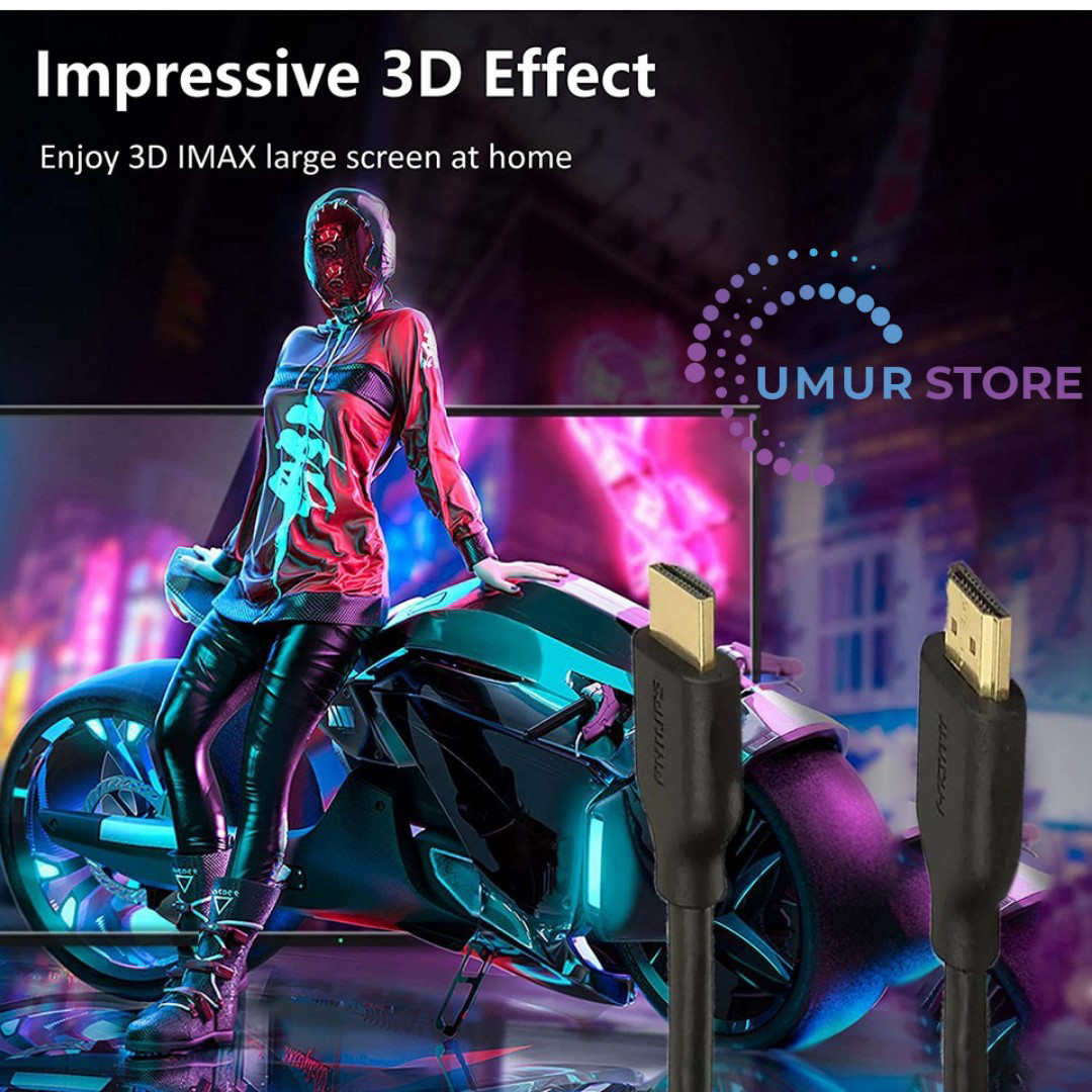 SWV5401P/10 4K 3D HDMI Kablo - 1.5m