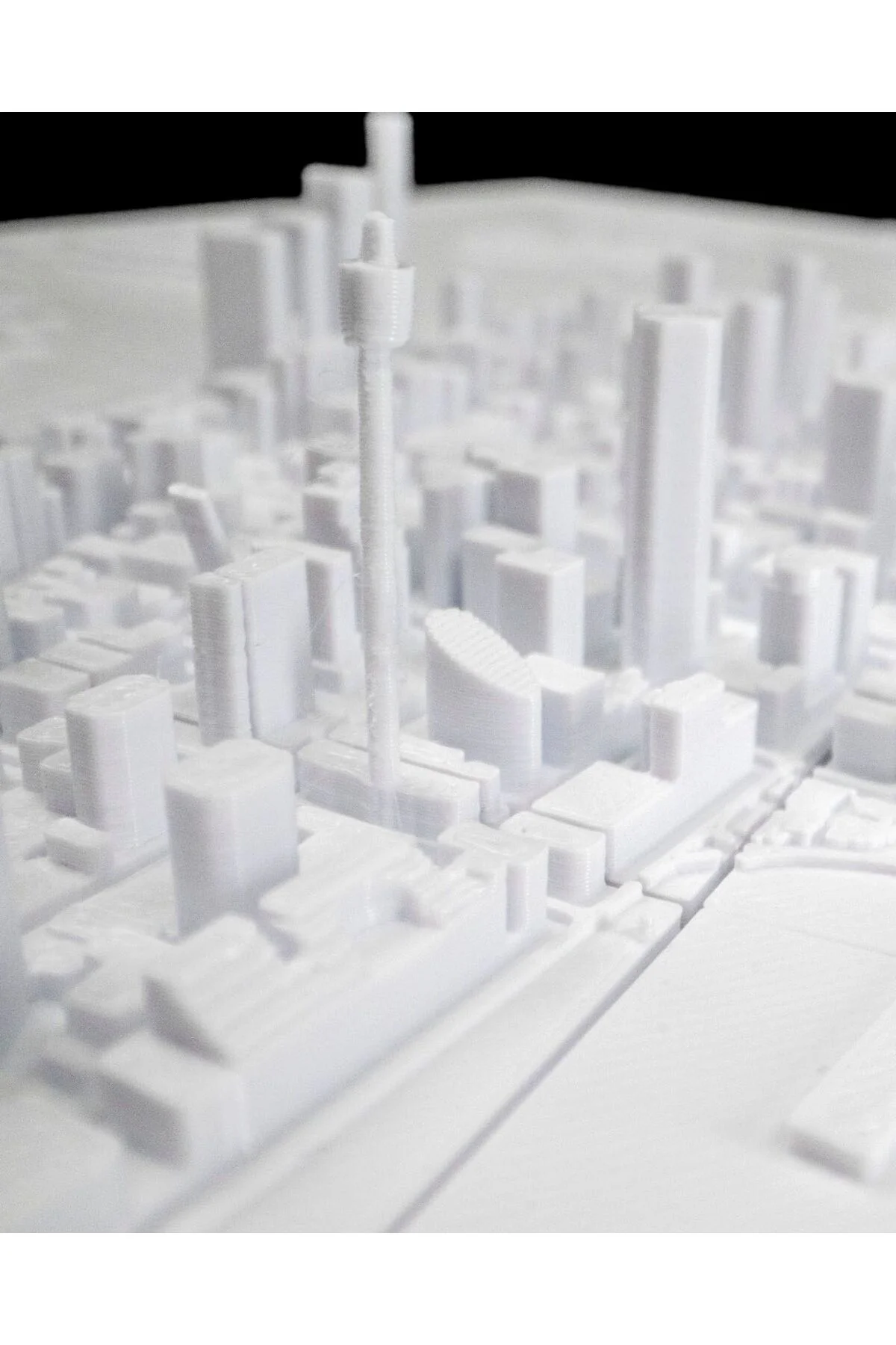 Sydney Üç Boyutlu Şehir Silüeti Dekoratif Minimalist Duvar Tablosu Sydney Tablo 15CM