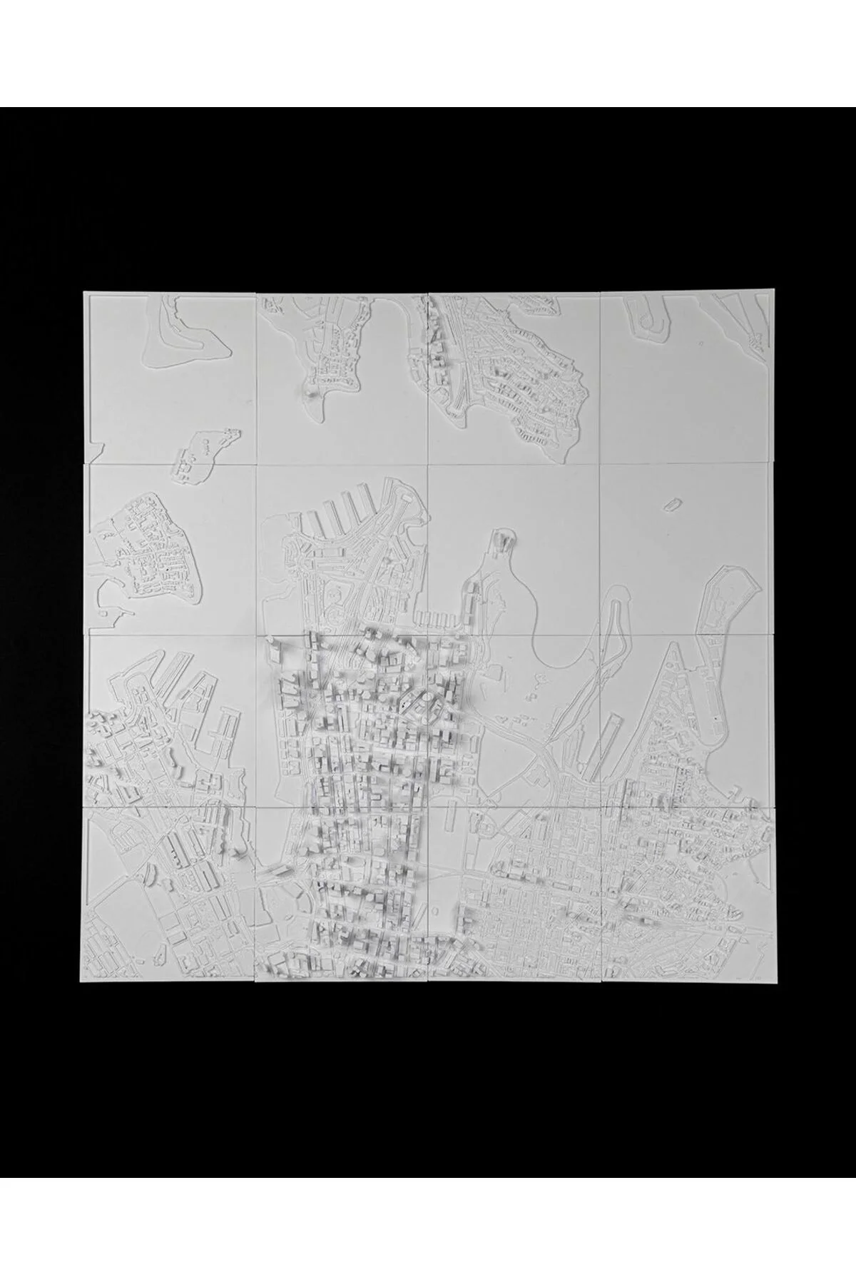 Sydney Üç Boyutlu Şehir Silüeti Dekoratif Minimalist Duvar Tablosu Sydney Tablo 15CM