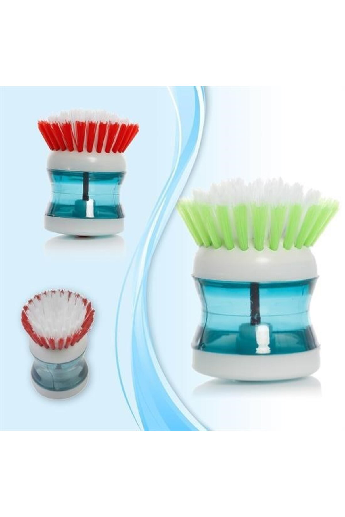 Sylar Deterjan Hazneli Kolay Bulaşık Yıkama Fırçası Bulaşık Sünge