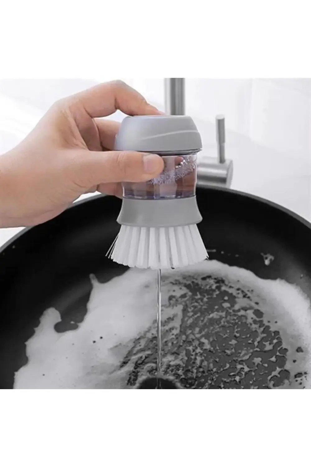 Sylar Deterjan Hazneli Kolay Bulaşık Yıkama Fırçası Bulaşık Sünge