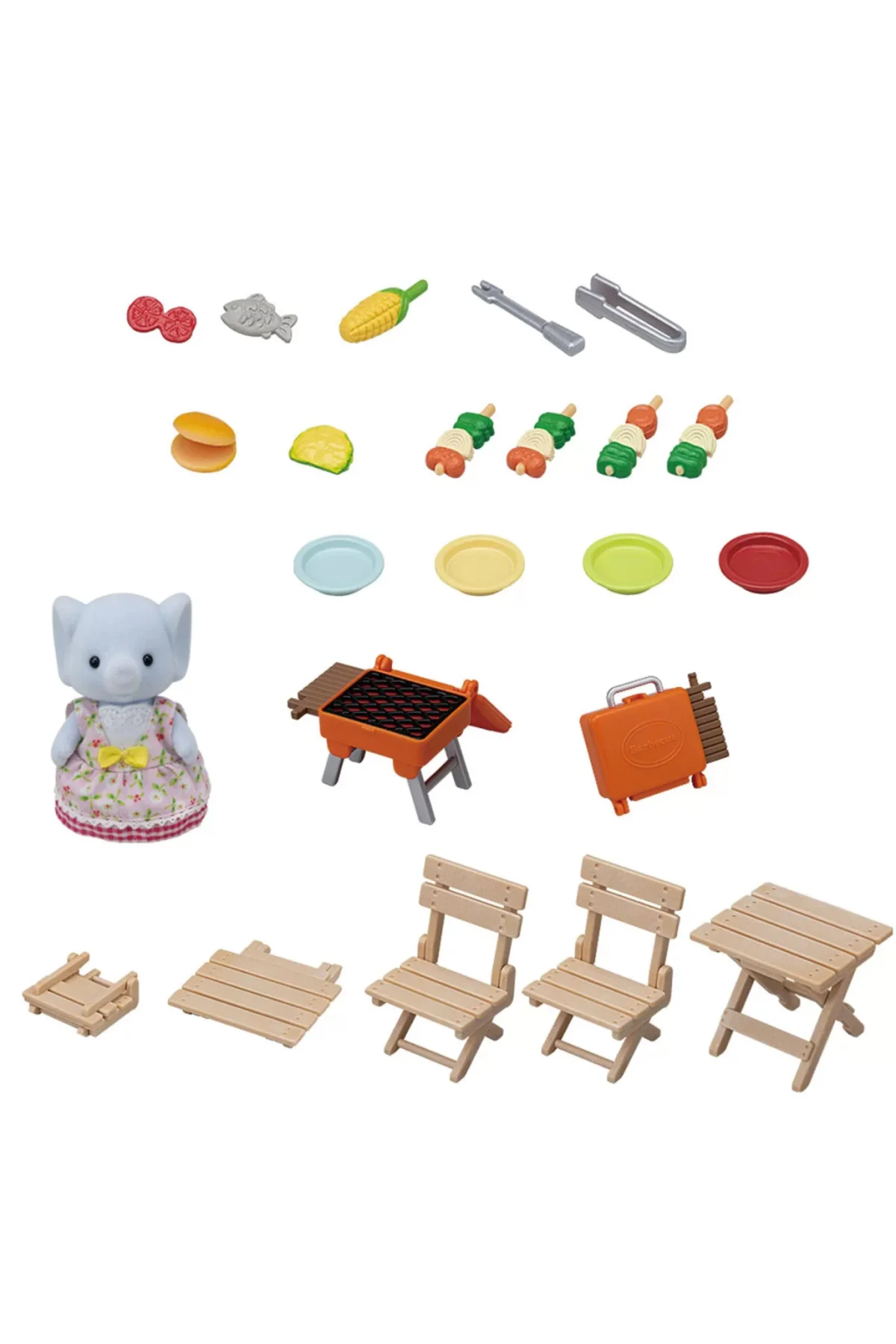 Sylvanian Families Barbekü Piknik Fil Kız 5640